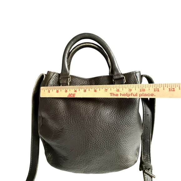 Duluth Trading Lifetime Leather Saddle Bag Item 92050 Black - Picture 5 of 12